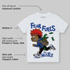 Royal Blue Collection DopeSkill Toddler Kids T-shirt Fear Fuels The Hustle Graphic