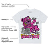 Hyper Violet 4s DopeSkill Toddler Kids T-shirt Born To Be Rich Graphic