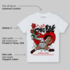 Red Cement 4S DopeSkill Toddler Kids T-shirt No Fake Love Graphic