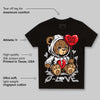 White Thunder 4s DopeSkill Toddler Kids T-shirt Broken Bear Graphic