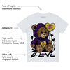 Field Purple 12s DopeSkill Toddler Kids T-shirt Broken Bear Graphic