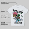 Cobalt Bliss 3s DopeSkill Toddler Kids T-shirt Fear Fuels The Hustle Graphic