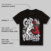 Black Metallic Reimagined 5s DopeSkill Toddler Kids T-shirt God Made Me Perfect Graphic