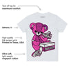 Hyper Violet 4s DopeSkill Toddler Kids T-shirt Sneakerhead BEAR Graphic