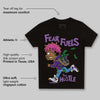 PURPLE Collection DopeSkill Toddler Kids T-shirt Fear Fuels The Hustle Graphic
