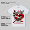 Fire Red 3s DopeSkill Toddler Kids T-shirt No Fake Love Graphic