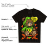 Neon Green Collection DopeSkill Toddler Kids T-shirt Broken Bear Graphic