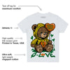 Dunk Reverse Brazil DopeSkill Toddler Kids T-shirt Broken Bear Graphic