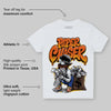 Orange Black White DopeSkill Toddler Kids T-shirt Paper Chaser Boy Graphic