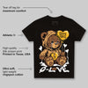 Metallic Gold 1s DopeSkill Toddler Kids T-shirt Broken Bear Graphic