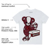 Team Red 1s DopeSkill Toddler Kids T-shirt Sneakerhead BEAR Graphic