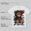 Mocha 1s DopeSkill Toddler Kids T-shirt Broken Bear Graphic