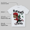 Fire Red “Black Tongue” 5s DopeSkill Toddler Kids T-shirt Fear Fuels The Hustle Graphic