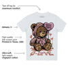 Legend Pink 11s DopeSkill Toddler Kids T-shirt Broken Bear Graphic