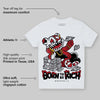 Ruby 1s DopeSkill Toddler Kids T-shirt Born To Be Rich Graphic