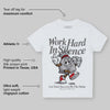 Grey Collection DopeSkill Toddler Kids T-shirt Work Hard In Silence Graphic