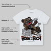 Mocha 1s DopeSkill Toddler Kids T-shirt Born To Be Rich Graphic