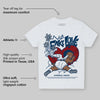 French Blue 12s DopeSkill Toddler Kids T-shirt No Fake Love Graphic