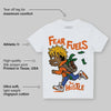 Orange Black White DopeSkill Toddler Kids T-shirt Fear Fuels The Hustle Graphic