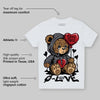 Cement Grey 3s DopeSkill Toddler Kids T-shirt Broken Bear Graphic