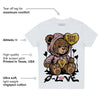 Red Stardust 3s DopeSkill Toddler Kids T-shirt Broken Bear Graphic