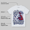 Rare Air Deep Royal Blue 1s DopeSkill Toddler Kids T-shirt God Made Me Perfect Graphic