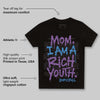 PURPLE Collection DopeSkill Toddler Kids T-shirt Mom, I Am A Rich Youth Graphic