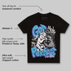 Aqua 8s DopeSkill Toddler Kids T-shirt God Made Me Perfect Graphic