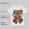 Orange Black White DopeSkill Toddler Kids T-shirt At The Top Graphic