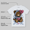 Cobalt Bliss 3s DopeSkill Toddler Kids T-shirt Broken Bear Graphic