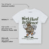 Olive Collection DopeSkill Toddler Kids T-shirt Work Hard In Silence Graphic