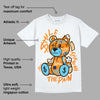 Dunk High 1985 SP Orange Acid Wash DopeSkill T-Shirt Smile Through The Pain Graphic