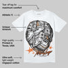 Orange Black White DopeSkill T-Shirt Money Longer Graphic