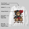 Olive 9s DopeSkill Sweatshirt Broken Bear Graphic