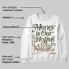 Samba OG Focus Olive DopeSkill Sweatshirt Money Is Our Motive Typo Graphic