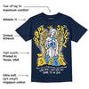 Michigan Dunks DopeSkill Midnight Navy T-Shirt Angels Graphic