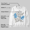 Cool Grey 9s DopeSkill Sweatshirt No Money No Love Typo Graphic