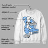 Powder Blue 9s DopeSkill Sweatshirt Sneakerhead BEAR Graphic