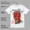 Fire Red 3s DopeSkill T-Shirt Never Stop Hustling Graphic