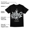 Black Cement 1s Low OG DopeSkill T-Shirt King Chess Graphic