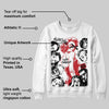 Fire Red “Black Tongue” 5s DopeSkill Sweatshirt Built Different Graphic
