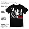 Dunk Panda White Black DopeSkill T-Shirt Protect Me From Evil Graphic