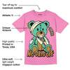 Dunk Playful Pink Multi Color Bronzine Clear Jade Luminous Green DopeSkill Pink T-shirt Hurt Bear Graphic