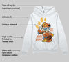 Orange Black White DopeSkill Hoodie Sweatshirt Make Money Graphic
