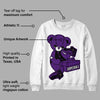 Field Purple 12s DopeSkill Sweatshirt Sneakerhead BEAR Graphic