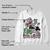 White Cement 4s DopeSkill Sweatshirt Born To Be Rich Graphic