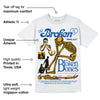 Dunk Blue Jay and University Gold DopeSkill T-Shirt Broken Bones Graphic