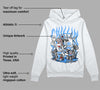 Powder Blue 9s DopeSkill Hoodie Sweatshirt Chillin Graphic