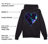 Aqua 6s DopeSkill Hoodie Sweatshirt Heart AJ 6 Graphic