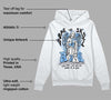 Powder Blue 9s DopeSkill Hoodie Sweatshirt Angels Graphic